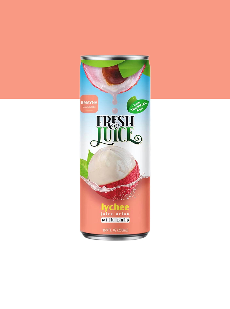 芭美娜荔枝汁飲料(含果肉)