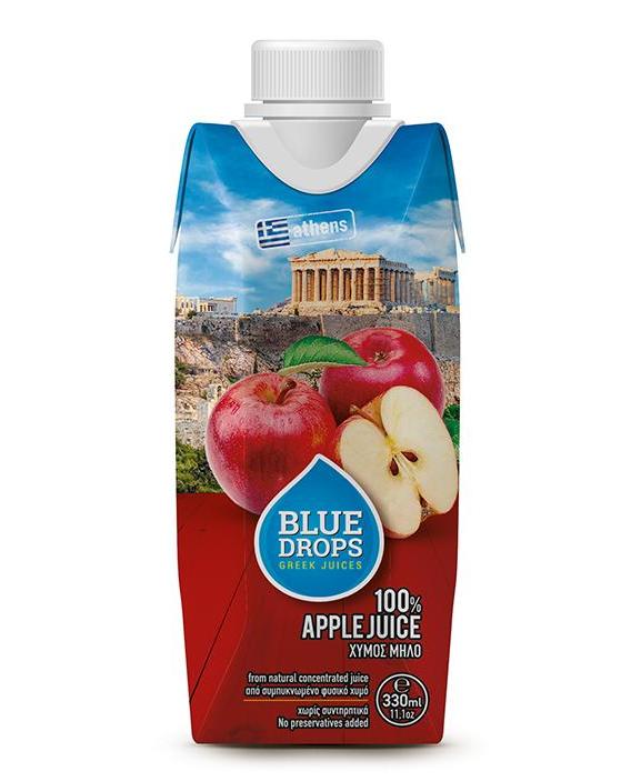 藍(lán)依洛BlueDrops蘋果汁(330ml)