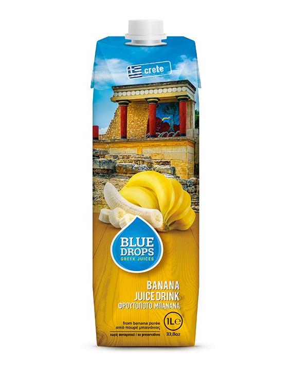 藍(lán)依洛BlueDrops香蕉果汁飲料(1L)