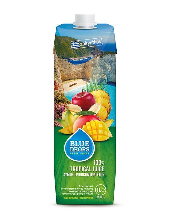 藍(lán)依洛BlueDrops熱帶水果汁(1L)